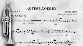 As Time Goes By (from "Casablanca") - Bb Trumpet Sheet Music