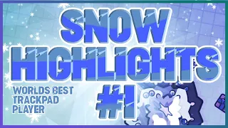 WORLDS BEST TOUCHPAD PLAYER??? | Snow Highlights #1 | Zombsroyale.io