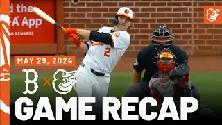 Red Sox vs. Orioles Game Recap (5/29/24) | MLB Highlights | Baltimore Orioles