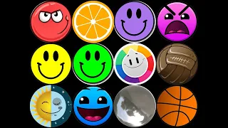 8 Colors Smile Marble Race ASRM in Algodoo