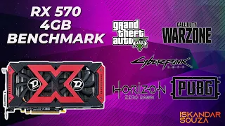 Live dos Testes - RX 570 4GB Dataland | WARZONE, PUBG, GTA V, CYBERPUNK, HORIZON ZERO