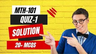 MTH101 QUIZ 1 SOLUTION 2023 || MTH101 QIOZ 1 SOLUTION SPRING 2023