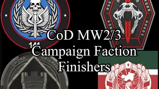 MW2/3 Campaign faction finishing moves
