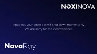 NovaRay Cable Box Glitch (2018)