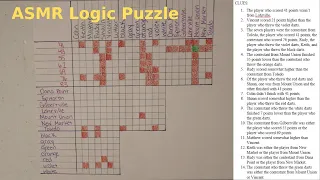 [ASMR] Logic Puzzle Solving - WHISPERS & COLORING