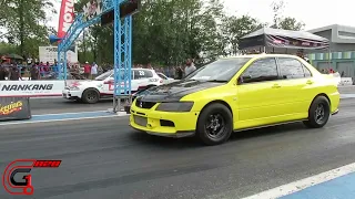 evo9- GideonB vs civic -EberS at streetcar drag racing,TTASA ,🇹🇹