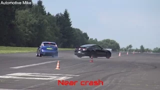 720HP Shelby Mustang GT500 SVT almost CRASHES + DB test