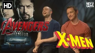 James McAvoy on Marvel Franchise Rivalry - Marvel Cinematic Universe vs. X-Men