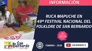 Ruca mapuche en Festival del folklore 2020