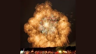 1200mm and 900mm shell ! Large  Fireworks in Katakai Japan  2014　 四尺玉　片貝祭り