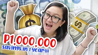 I SAVED UP ONE MILLION PESOS IN ONE YEAR 💸✨ (let's talk personal finance!) | tita talks 🍵