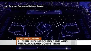 Auburn University marching band wins Metallica band competition