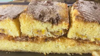 BOLO DE BANANA QUE JÁ SAI RECHEADO DO FORNO-RECEITA ANTIGA! da Babi