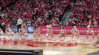 The Scarlets Dance Team Nebraska Women's Basketball 2021-22