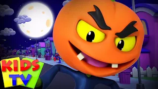 There's a Scary Pumpkin | Halloween Songs | Scary Spooky Cartoon | Trick or Treat - Kids Tv