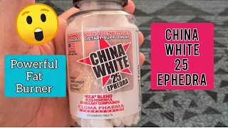 The number #1 Strong Fat Burner Energy Supplement known as China White