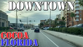 Cocoa - Florida - 4K Downtown Drive