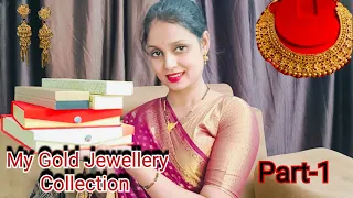 #vlog35 My Gold Jewellery Collection/Latest Jewellery/Our gold Jewellery Collection Part-1