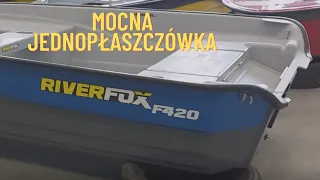 Jednopłaszczowa łódź wędkarska RiverFox F420