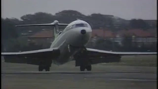 Pilot to ATC chatter  BEA Trident Landing  | Red one to London | 1973