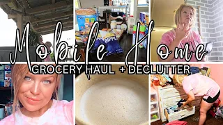 🙂NEW🙂 MOBILE HOME // DECLUTTER // GROCERY HAUL