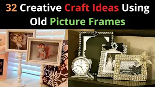 32 Creative Craft Ideas Using Old Picture Frames
