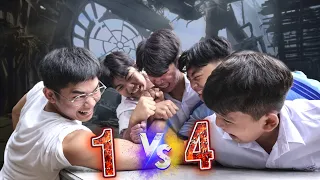 Quang BM | Vật Tay Cùng Team Tony 💪 | Arm-Wrestling with Child