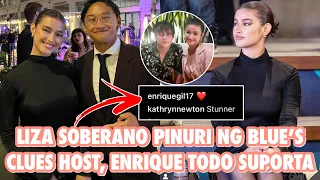 LIZA SOBERANO PINURI NG BLUE’S CLUES HOST NA SI JOSH, ENRIQUE GIL NASA US DIN, TODO SUPORTA SA GF