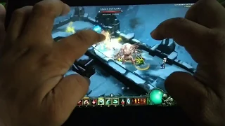 iPad pro Diablo III PC streaming with KinoConsole gameplay