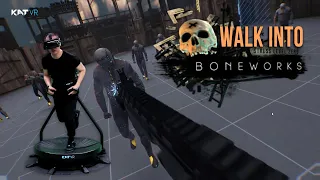 Walk Into Boneworks on KAT Walk C - First Personal VR Treadmill