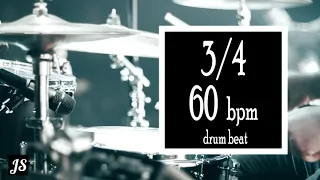 60 Bpm - 3/4 Drum Beat