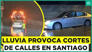 Calles anegadas y cortes de transito: Las consecuencias del sistema frontal