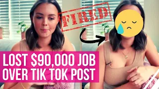 Cried for Days After Getting FIRED from $90,000 Job “TikTok Got Me Fired!”