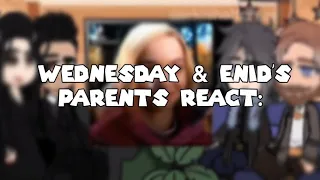 Wednesday & Enid's parent react to them | 1/2 | Wenclair | GCRV