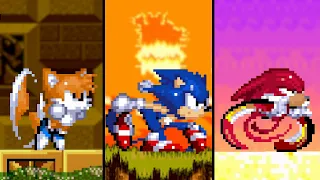 Syn Sonic And Syn Tails & Syn Knuckles