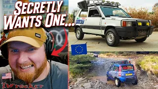 American (Jeep Guy) Reacts to FIAT Panda 4x4 Off-road Compilation