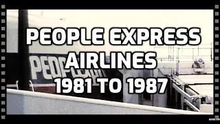 Vintage New Jersey. People Express Airlines. 1981 To 1987. A Look Back In Time