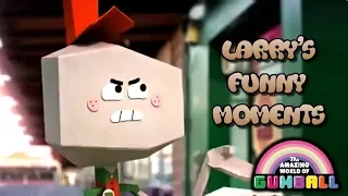 The Amazing World Of Gumball | Larry's Funny Moments