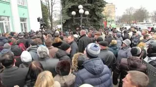 26.02.14 володимир-волинський. мітинг. провокація.