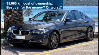 BMW F10. Cost of ownership in 2024. 525xd
