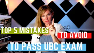 Avoid making these Mistakes to PASS the UBC Real Estate Exam