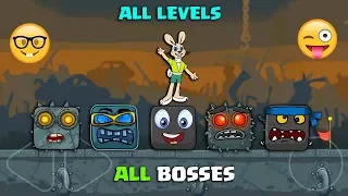RED BALL 4 - ALL LEVELS ALL VOLUMES ALL BOSSES "SUPERSPEED GAMEPLAY" with Golden Ball