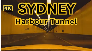 Sydney Harbour Tunnel: Travelling from the North Shore to Southern Cross Drive (4k driving)