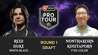 Reid Duke vs. Nonthakorn Kositaporn | Round 1 | Pro Tour March of the Machine