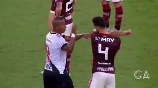 Confusão no clássico Flamengo 4x4 Vasco | briga no jogo do Flamengo | Pablo Mari e Ribamar