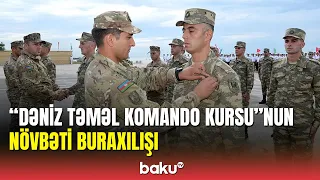 "Dəniz Təməl Komando kursu"nun növbəti buraxılışına həsr olunmuş mərasim keçirilib