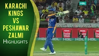 PSL 2017 Match 3: Karachi Kings v Peshawar Zalmi Highlights