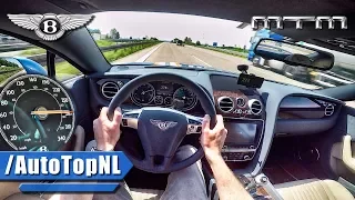 675HP Bentley Continental GT V8 MTM AUTOBAHN POV by AutoTopNL