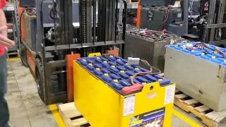 When your electric forklift batteries won't hold a charge...