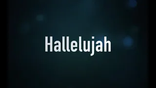 Hallelujah  Lyricsvideo (Backing Track/Karaoke Deutsch)